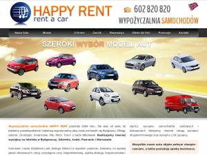 Wypożyczalnia samochodów w Toruniu z firmą Happy Rent