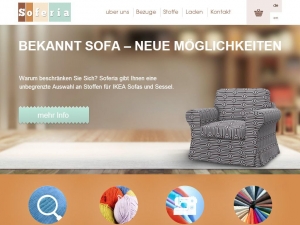 Neu! Modische Bezuge für alte IKEA sofas.